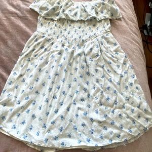 American Eagle cute flower strapless dress - Smalll